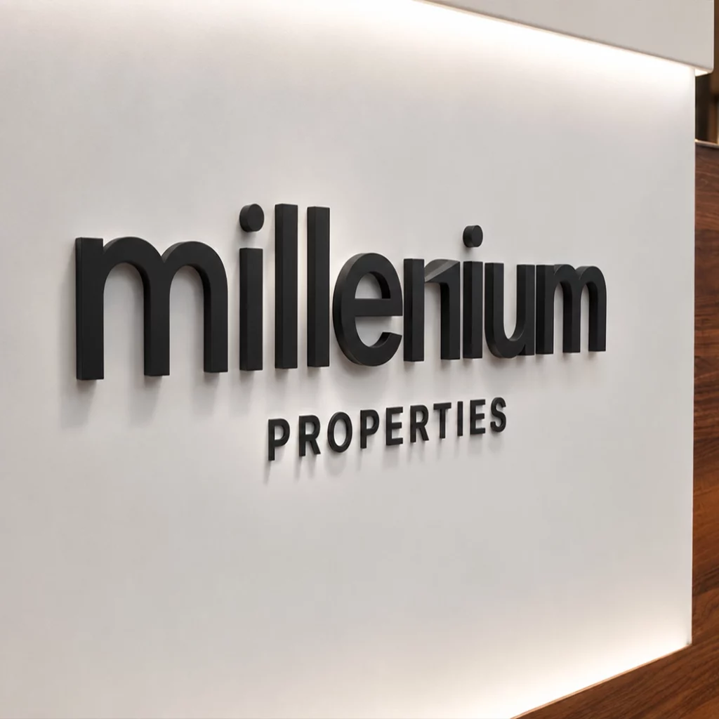 Millenium Properties, créer une signature pour un espace